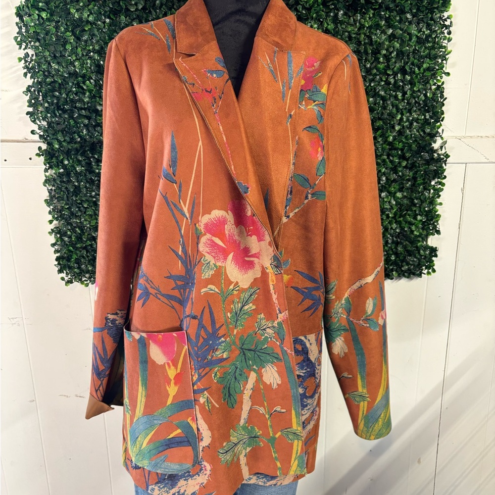 Elegant Floral Women's Blazer